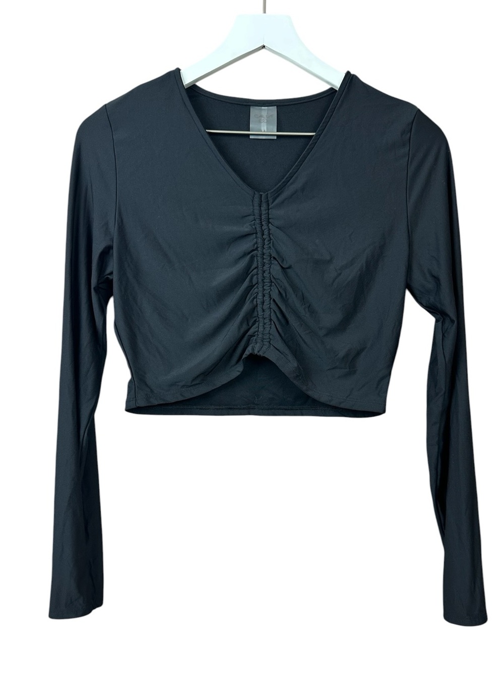 Calia by Carrie Underwood Long Sleeve Crop Top Women Sz M